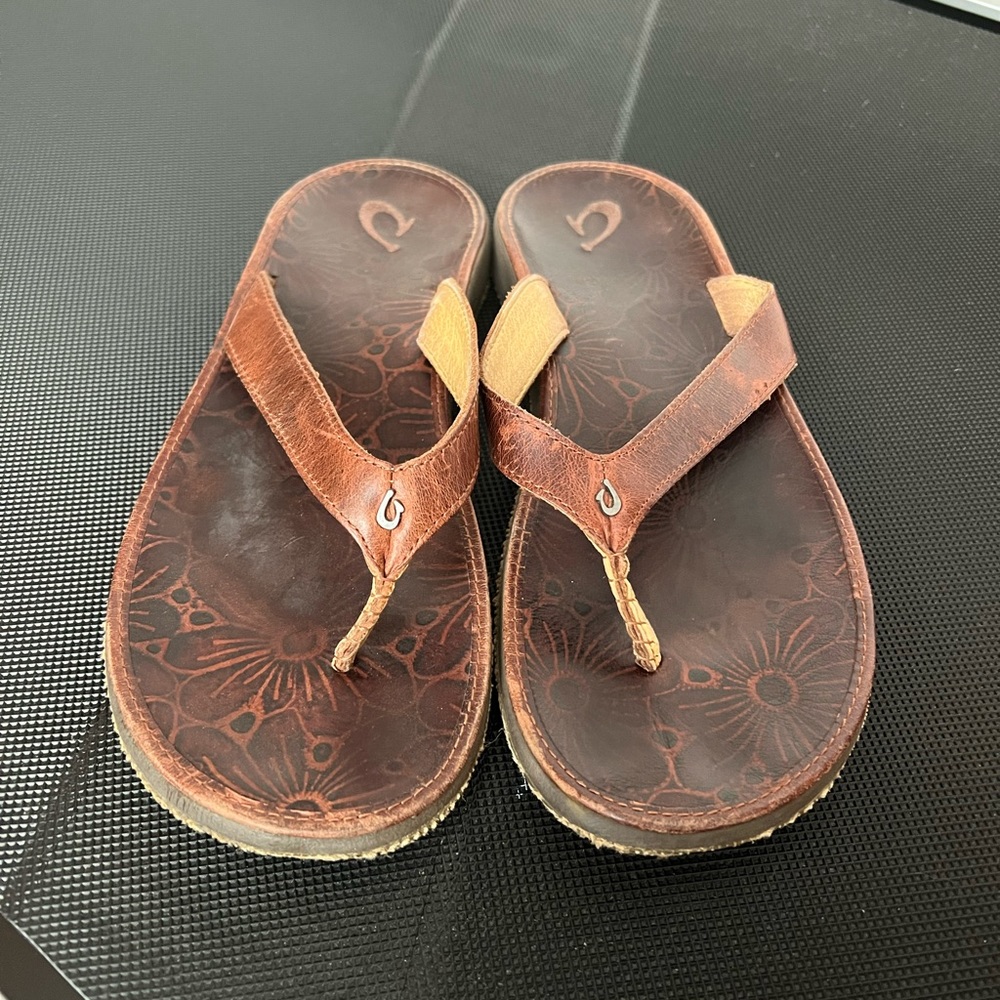 OluKai flip flops